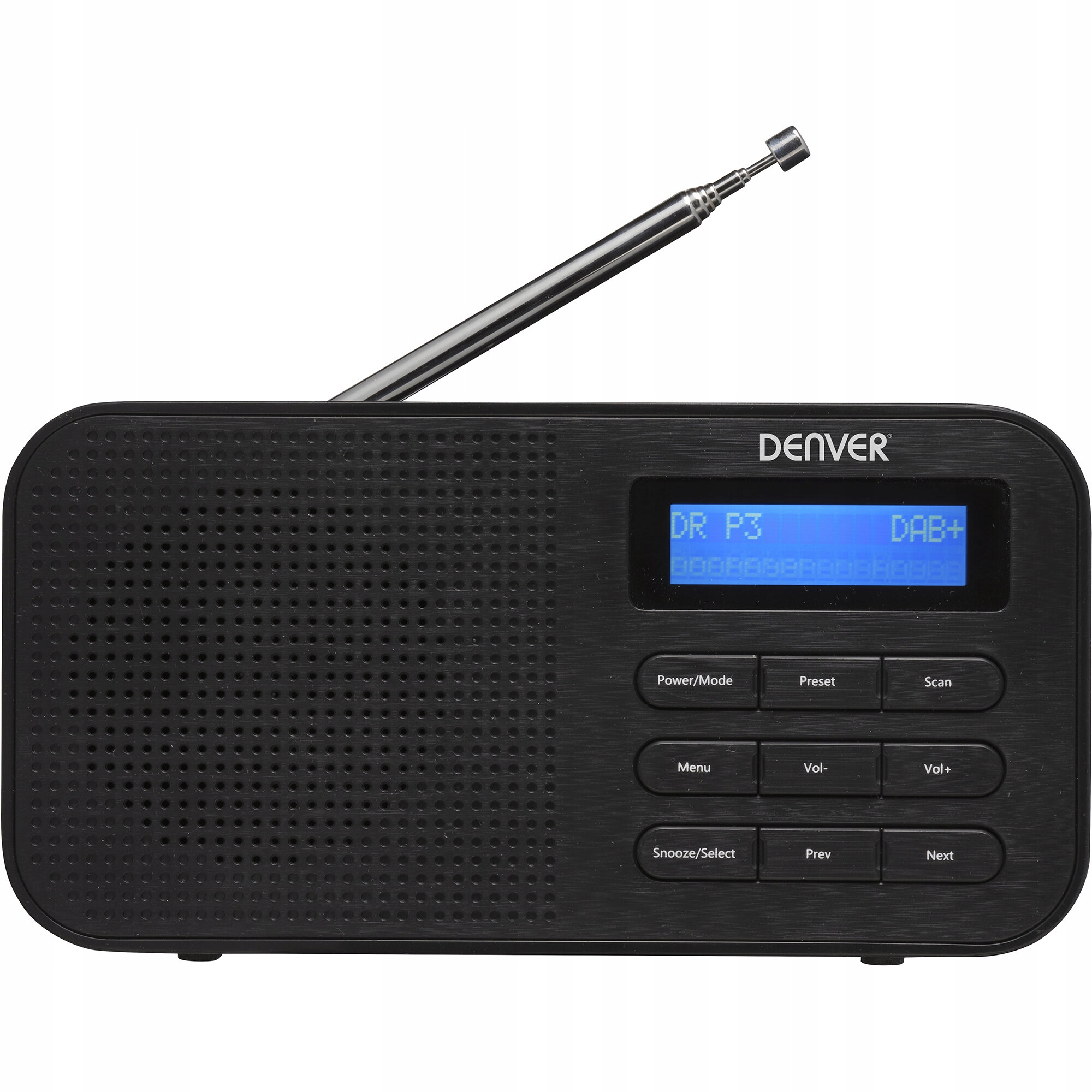 Kompaktowe radio Denver Dab 42 Dab plus Fm czarne