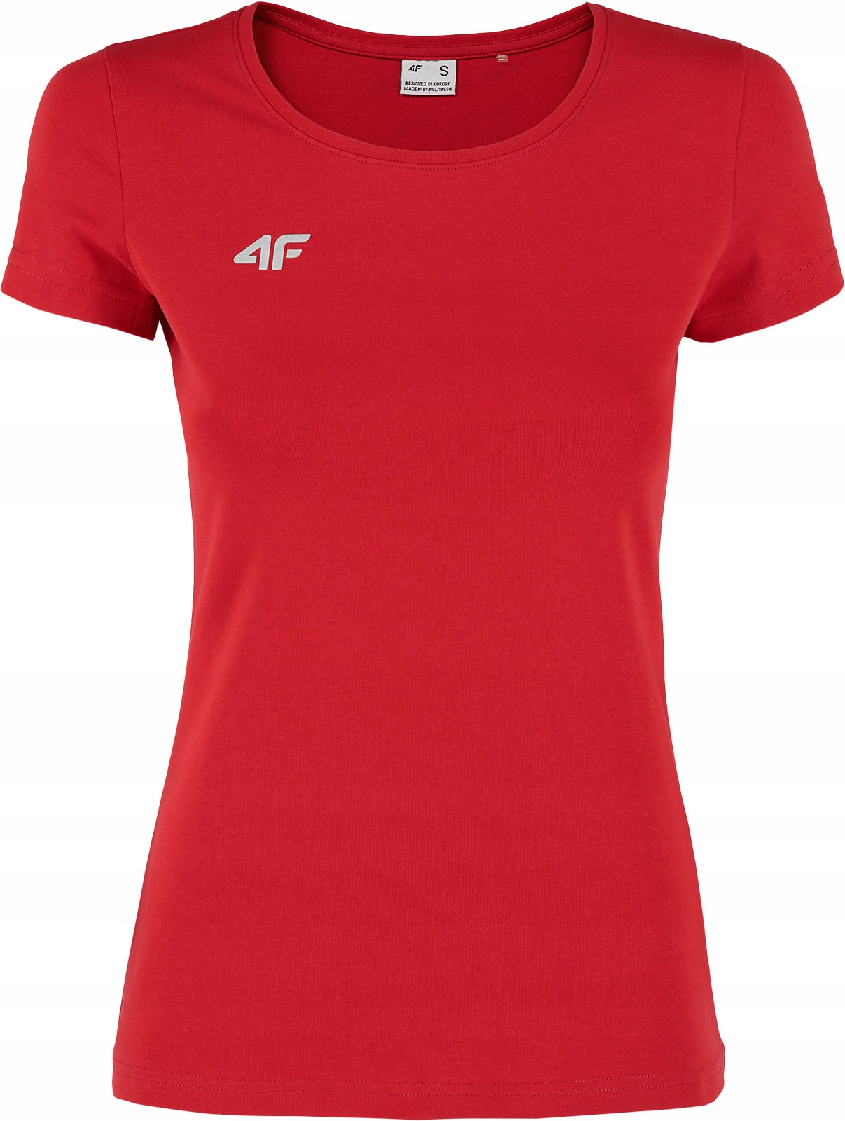 4F T-SHIRT DAMSKA KOSZULKA CZERWONA TSD001B r. M