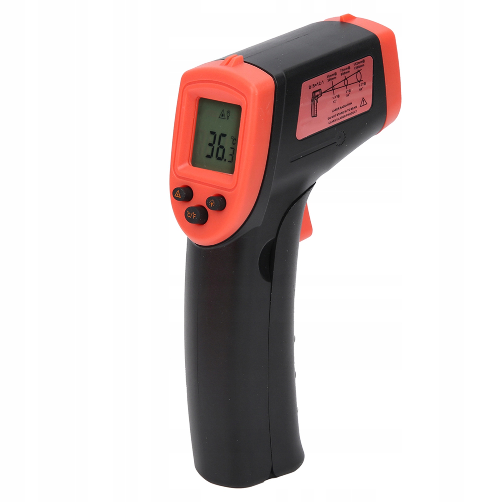 HW600 BEZKONTAKTOWY TERMOMETR LCD CYFROWY