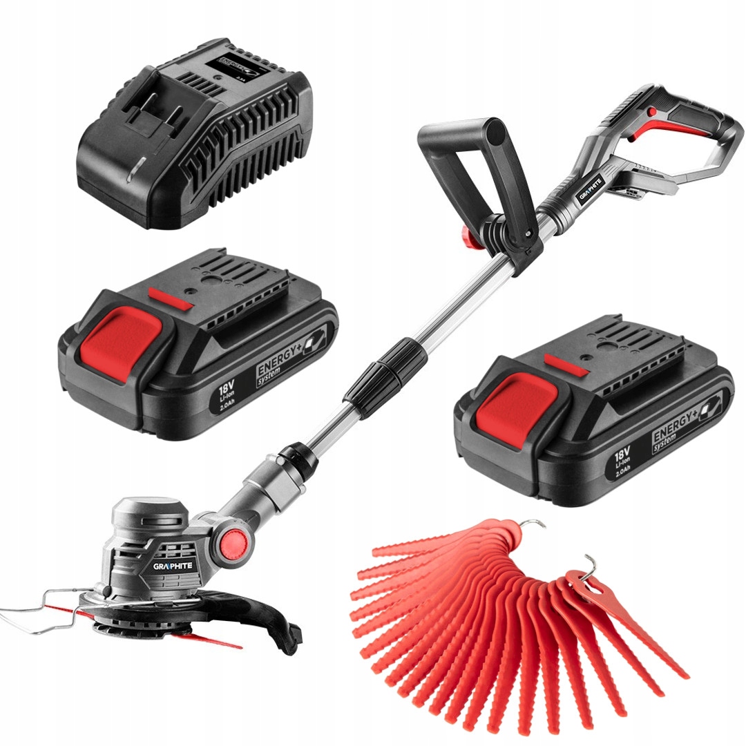 

Graphite Podkaszarka Kosa 18V E+ 2x2,0Ah 58G030