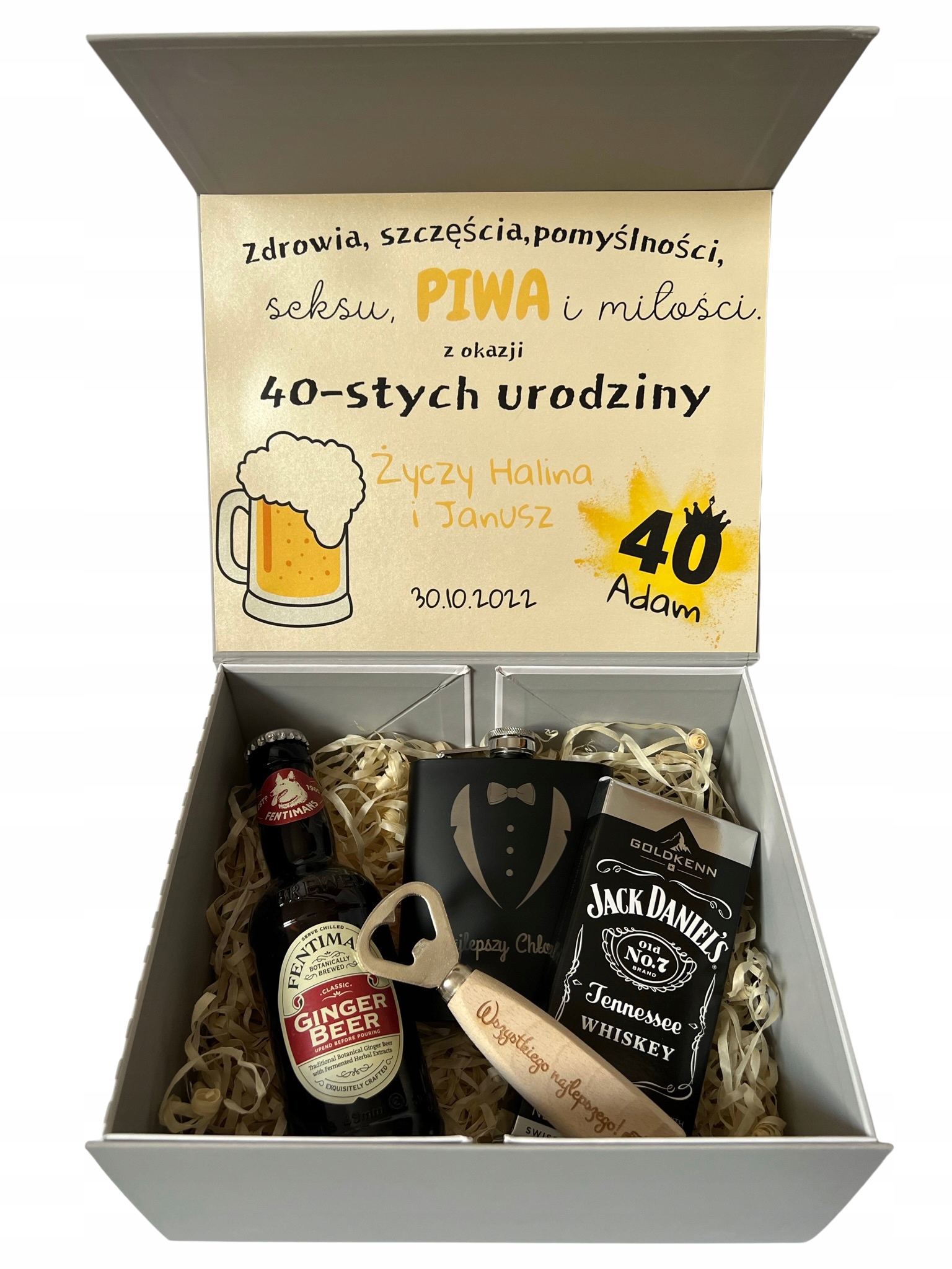 Krabička Box dárek k 30,40,50,60. narozeninám