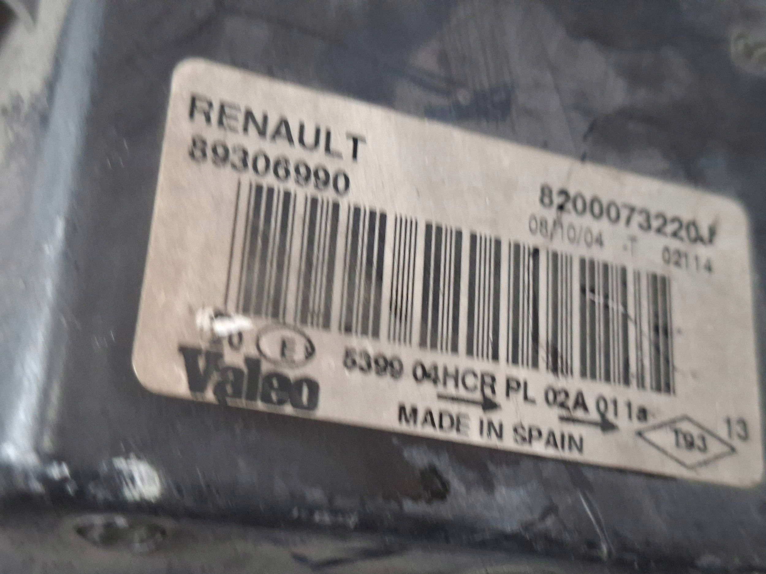 light front left 8200073220 RENAULT MEGANE II 2003
