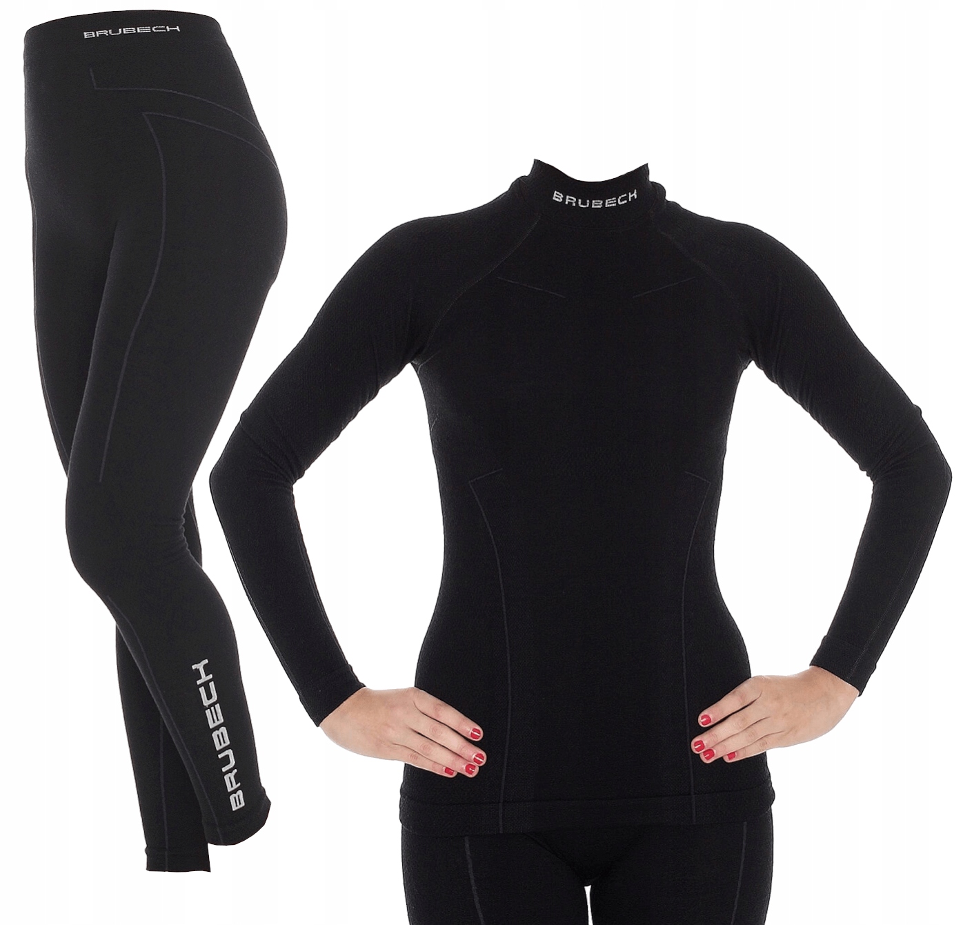 

Komplet damska Brubeck Extreme Wool Czarny S