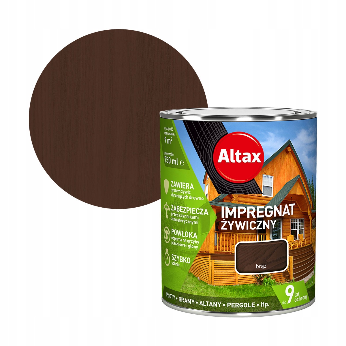 

Altax Impregnat Żywiczny 0,75L Brąz