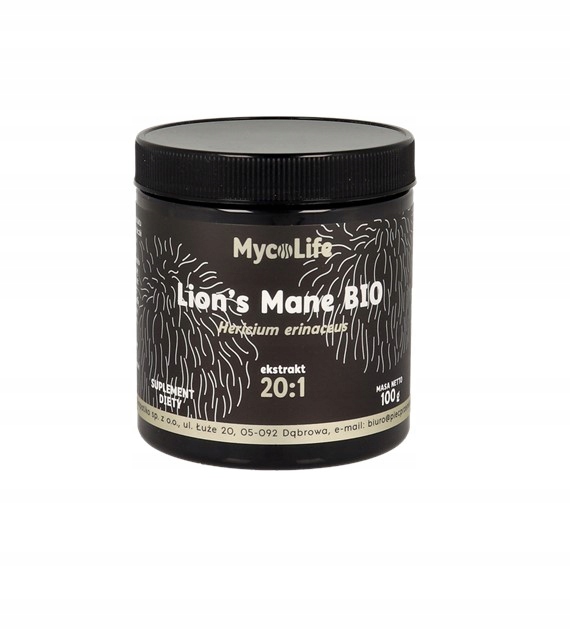Lion's Mane Bio 100 g MycoLife Pięć Przemian