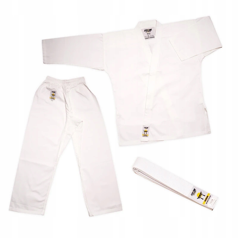 StormCloud Kimono do Karate dla Dzieci Seiken z białym pasem 130