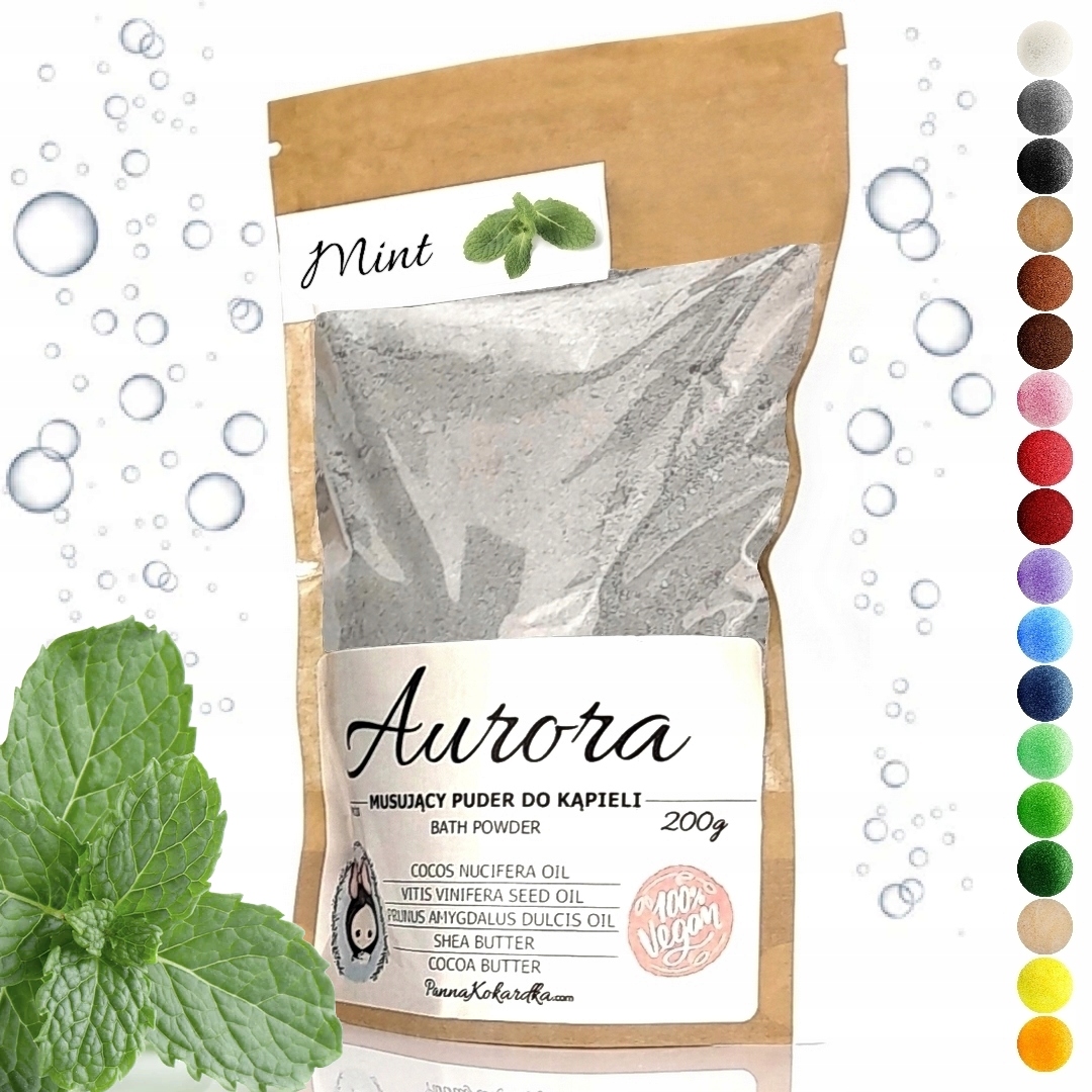 

PK10B Kąpiel Orzeźwiająca Mięta sól Puder spa Shea