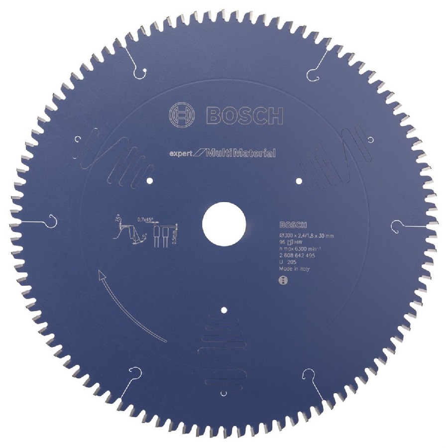 BOSCH TARCZA PIŁA MULTI MATERIAL 300 x 30mm 96z Aluminium Płyty