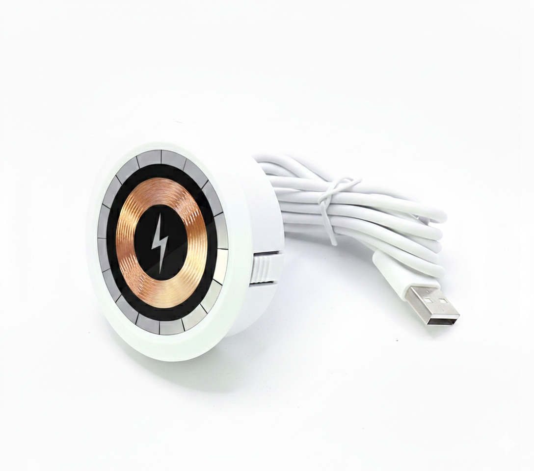 Ładowarka indukcyjna magnetyczna chowana wpuszczana w blat 15W T34