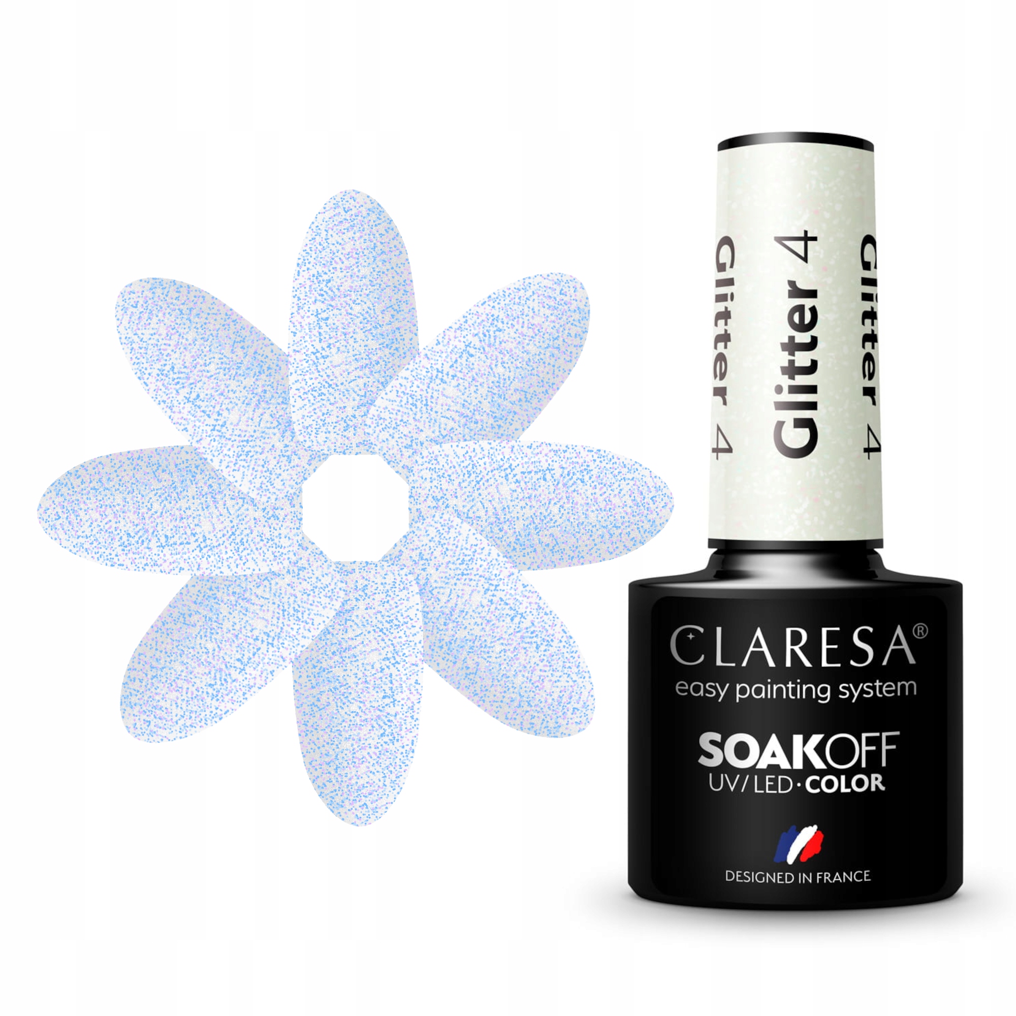 

Claresa Brokatowy Lakier Hybrydowy Glitter 4