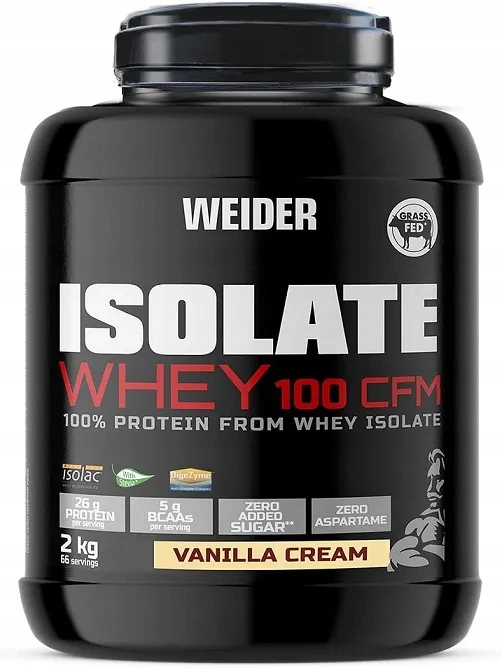 Weider Izolát Isolate Whey 100 Cfm Vanilla Cream Prášek 2000 g