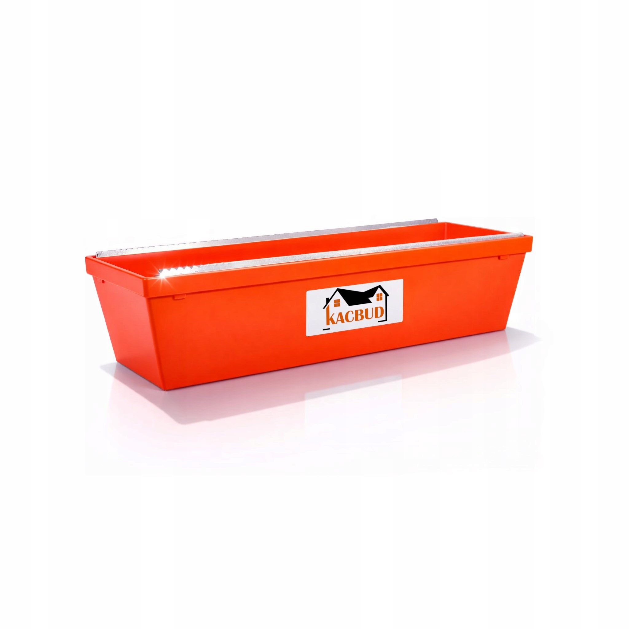 KACBUD KUWETA DO SZPACHLOWANIA GŁADZI GIPSU Z METALOWYMI RANTAMI 12 x 35 cm