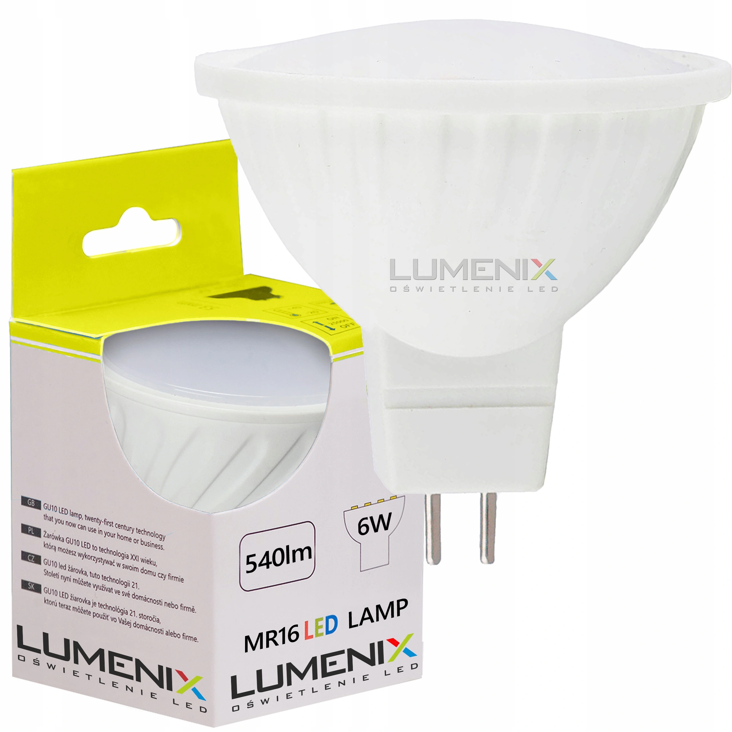 

Żarówka Led MR16 230V Smd 6W 60W 540LM Ciepła