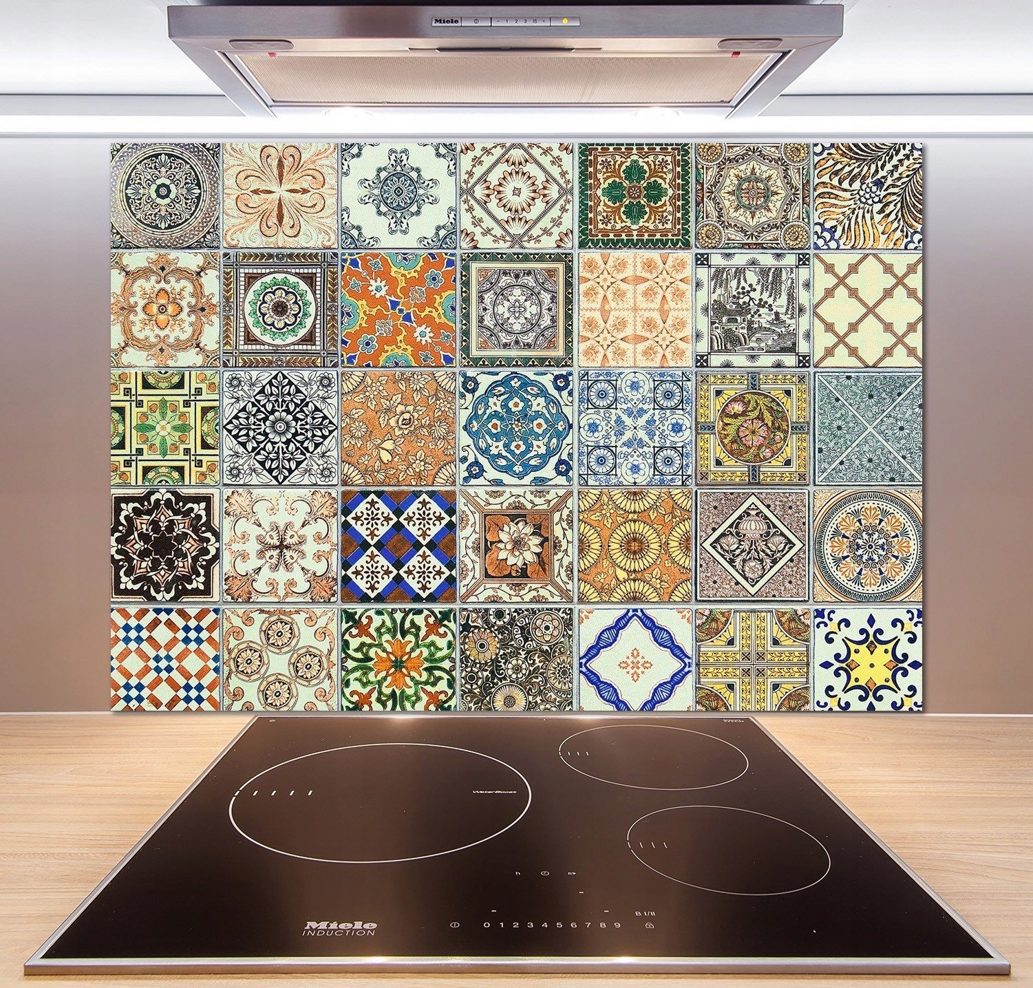 

Panel do kuchni Ceramiczne płytki 100x70 cm + Klej