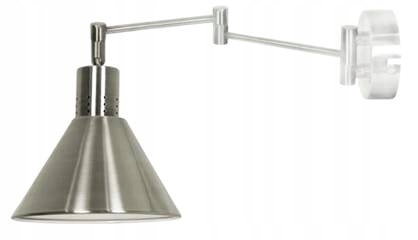 Lampa ścienna kinkiet na wysięgniku srebrny do sypialni salonu Candellux
