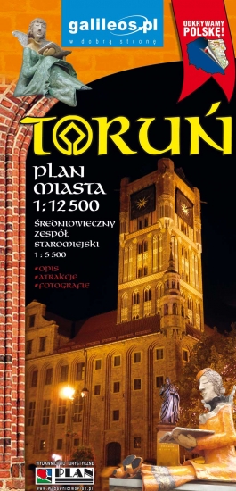 

Mapa Toruń 1:12 500 Plan