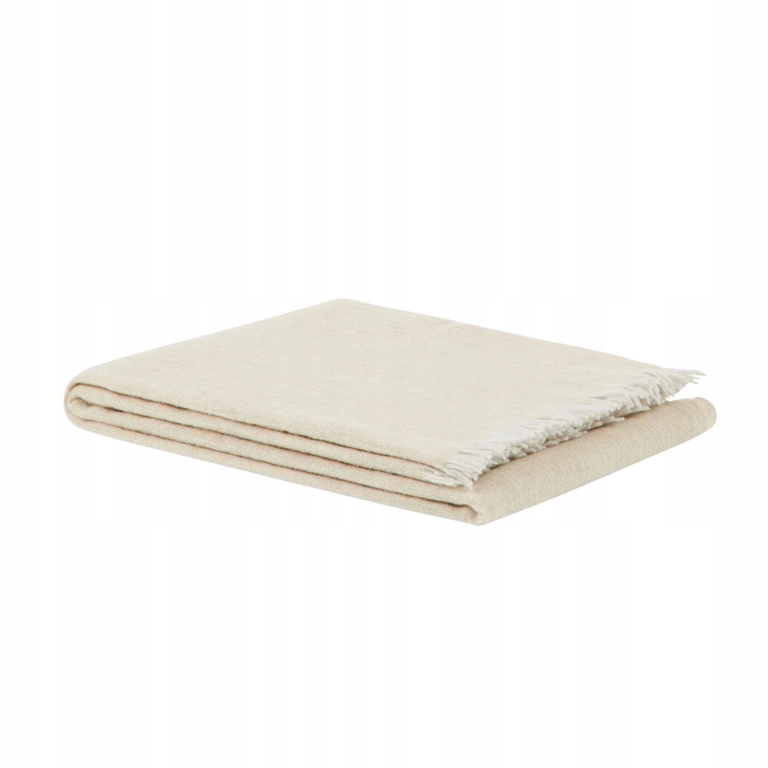 Kašmírová vlnená deka Lanerossi merino vlna Premium Italy béžová 120x170