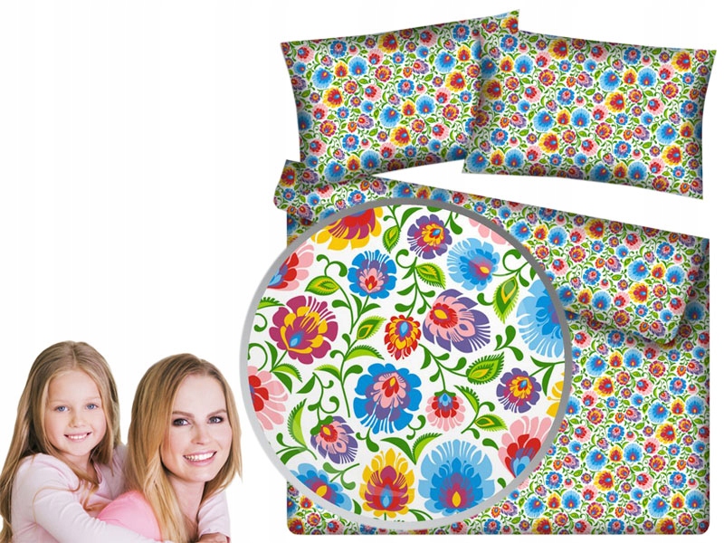 

Pościel Folk Słowiańska Ludowa Łowicka Folklor