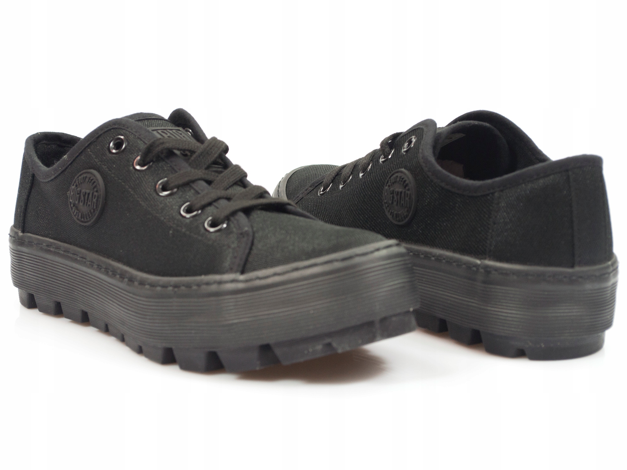 

trampki na platformie Big Star tekstylne Sneakersy