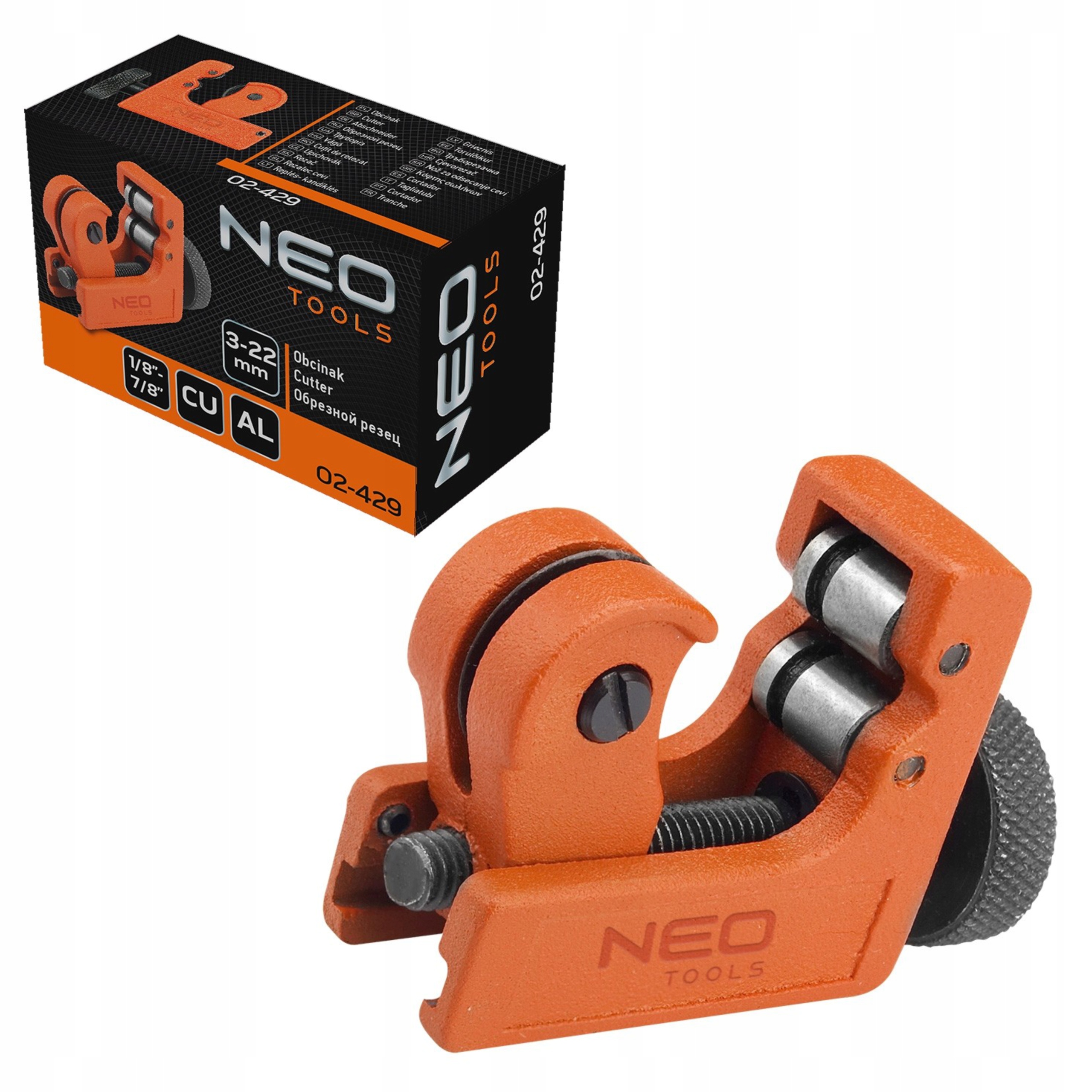 

Neo Obcinak Do Rur Miedzianych Aluminiowych 3-22MM