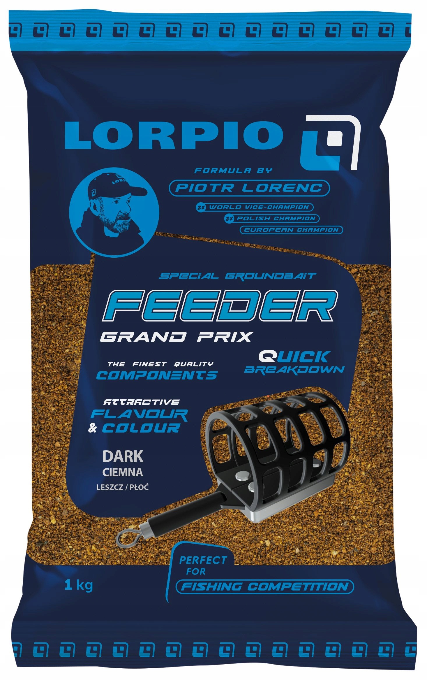 Lorpio Zanęta Grand Prix Feeder Dark Ciemna 1kg