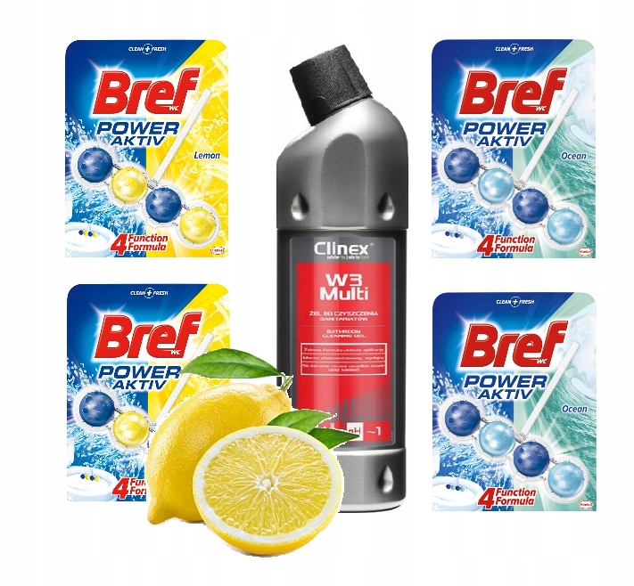 

Clinex W3 Multi Bref Zawieszka 50g MIX do Wc