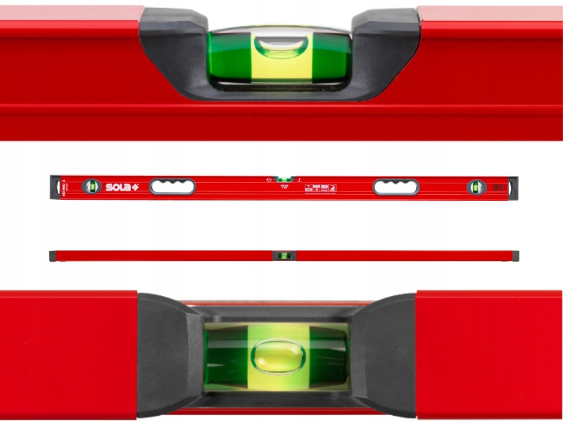 Poziomica aluminiowa Sola Big Red 3 Poziomnica 120