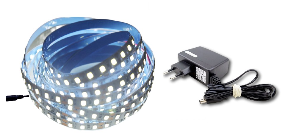 

Zestaw taśma Led 2835 120LED naturalna do mebli 2m