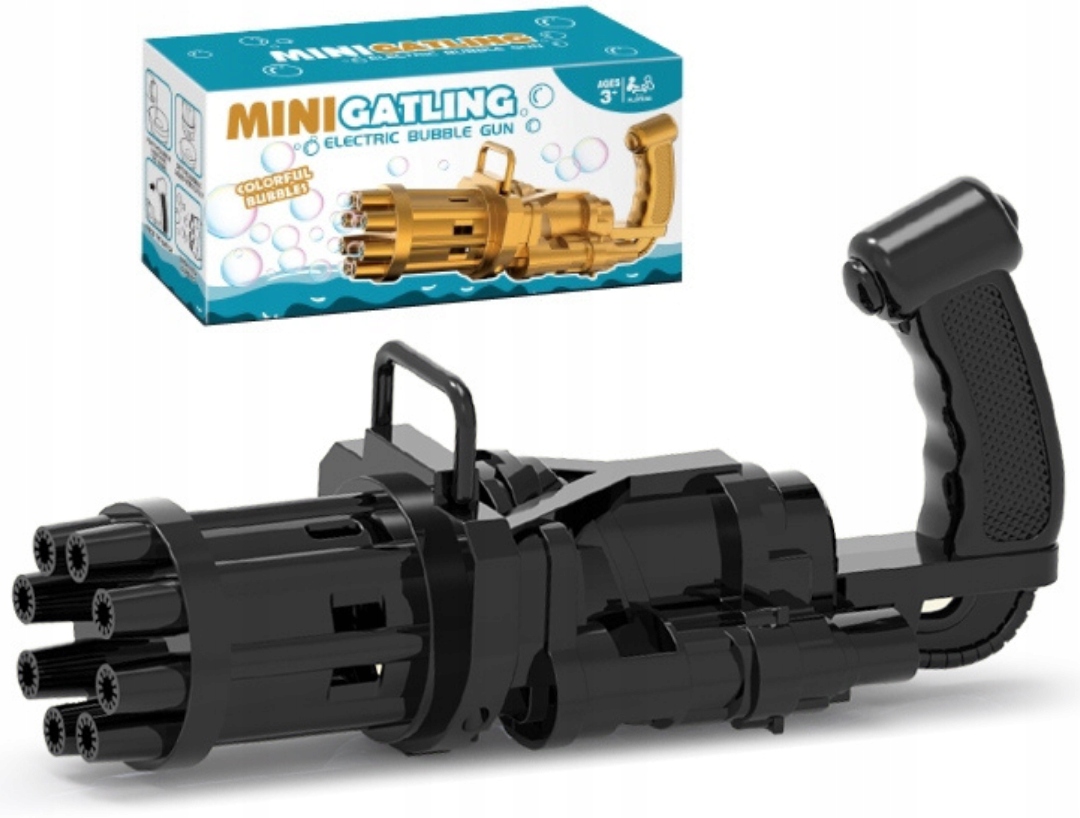 

Pistolet Maszynowy Na Bańki Mydlane Bubble Gun