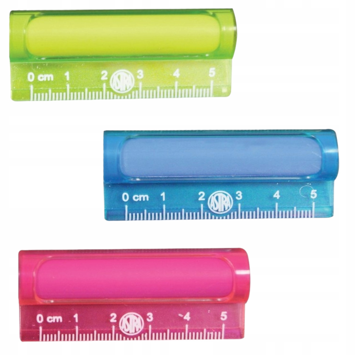

Gumka do mazania ścierania z linijką 5cm 2w1 Astra