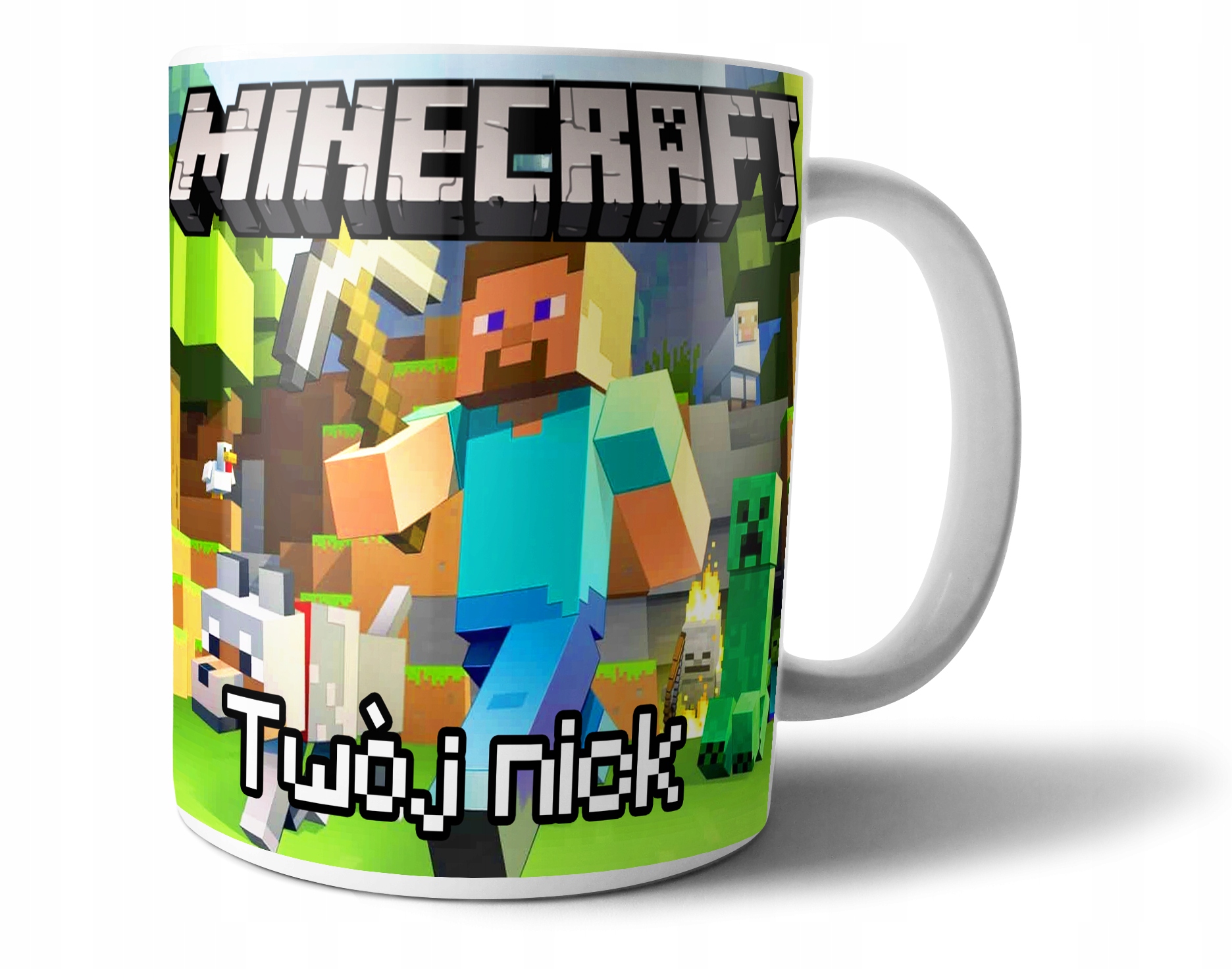 

Kubek Minecraft Z Twoim Imieniem Kartonik