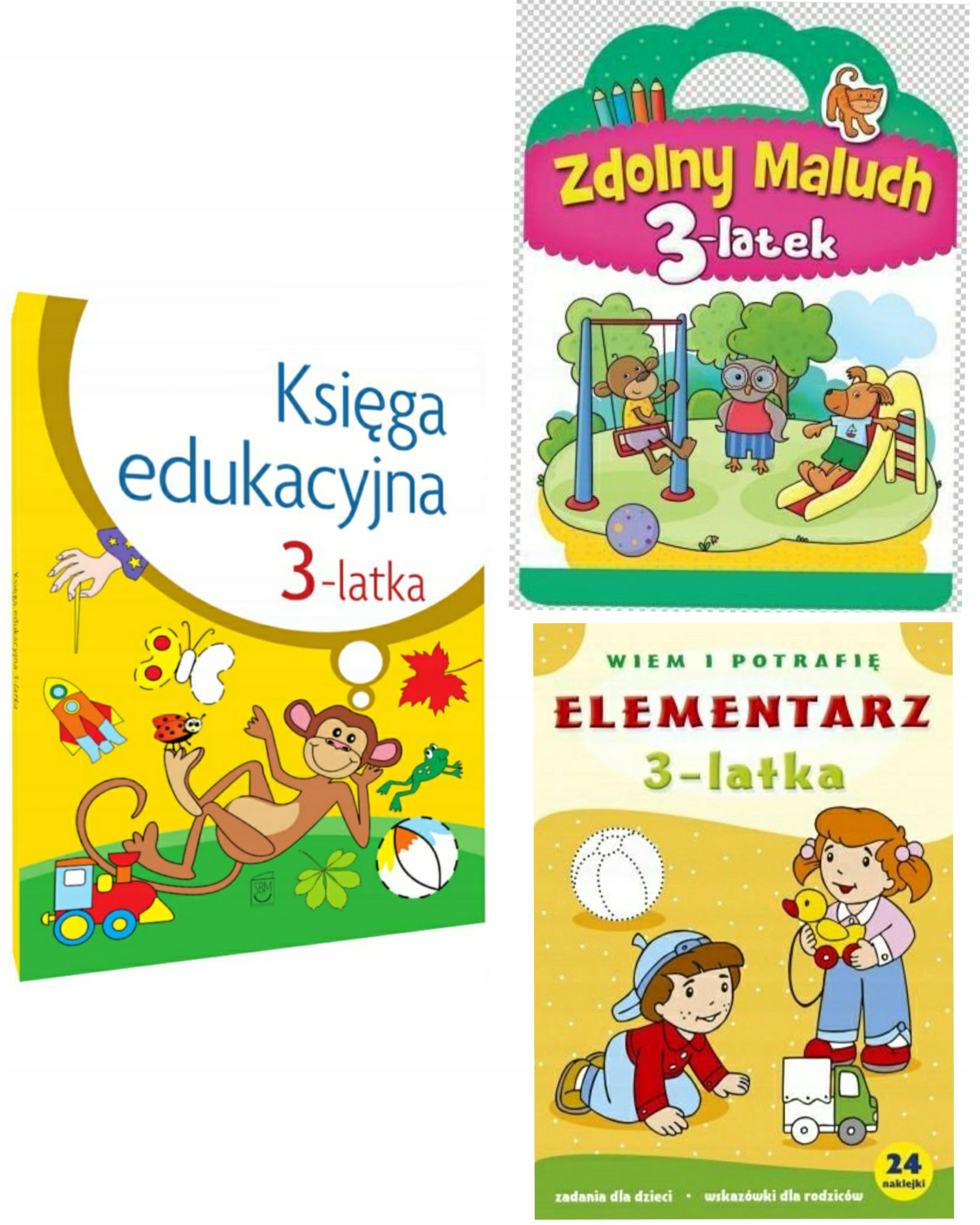 

Zestaw Naklejki Teczka Akademia Elementarz 2 Latka
