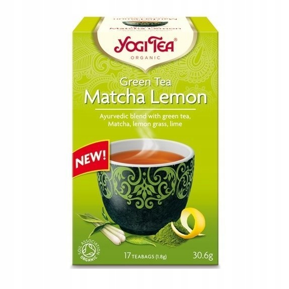 Levně Yogi Tea Čaj s citronem a matchou (17 x 1,8 g) 30,6 g