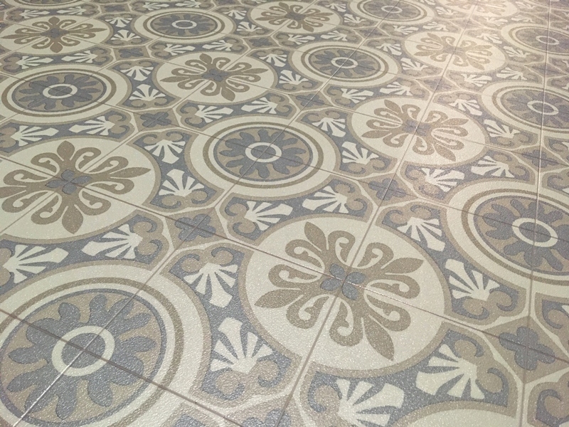 

Wykładzina Pcv Linoleum 3 4 Lisbona szaro -beżowa