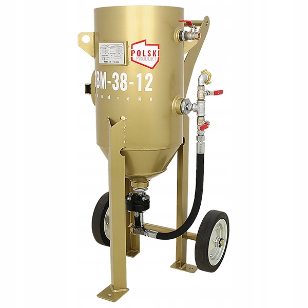 POLSKA MOBILNA PIASKARKA CIŚNIENIOWA 38LITRÓW 12BAR Marka Land Reko