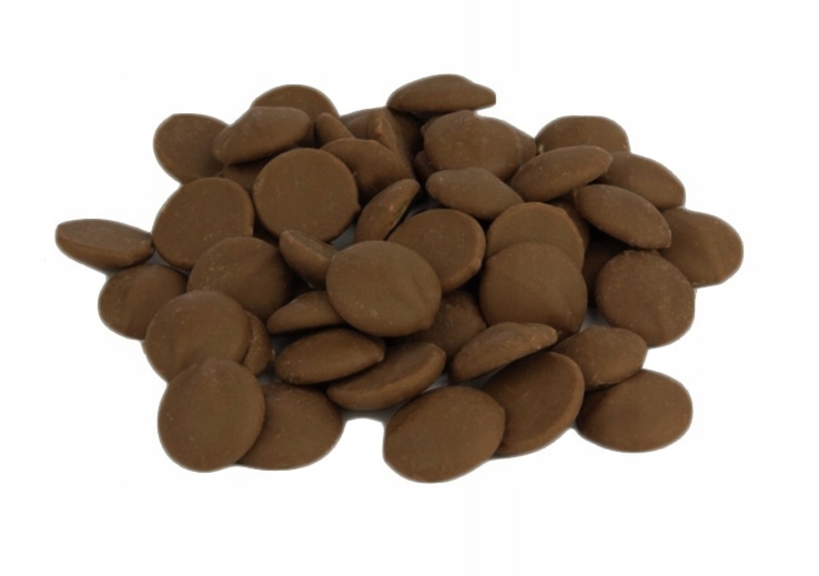 1 kg Czekolada Bez Cukru deserowa ciemna gorzka w pastylkach 54% kakao