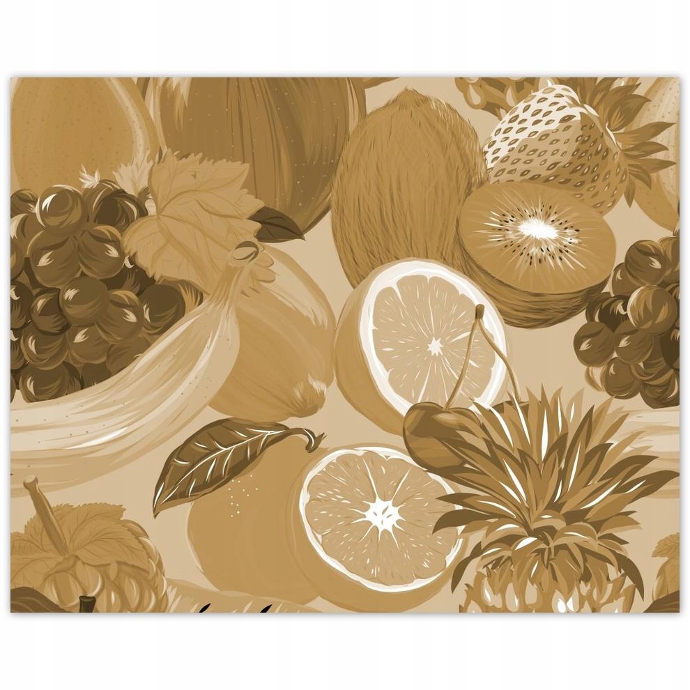 

Plakat 50x40 Owoce w odcieniach sepii