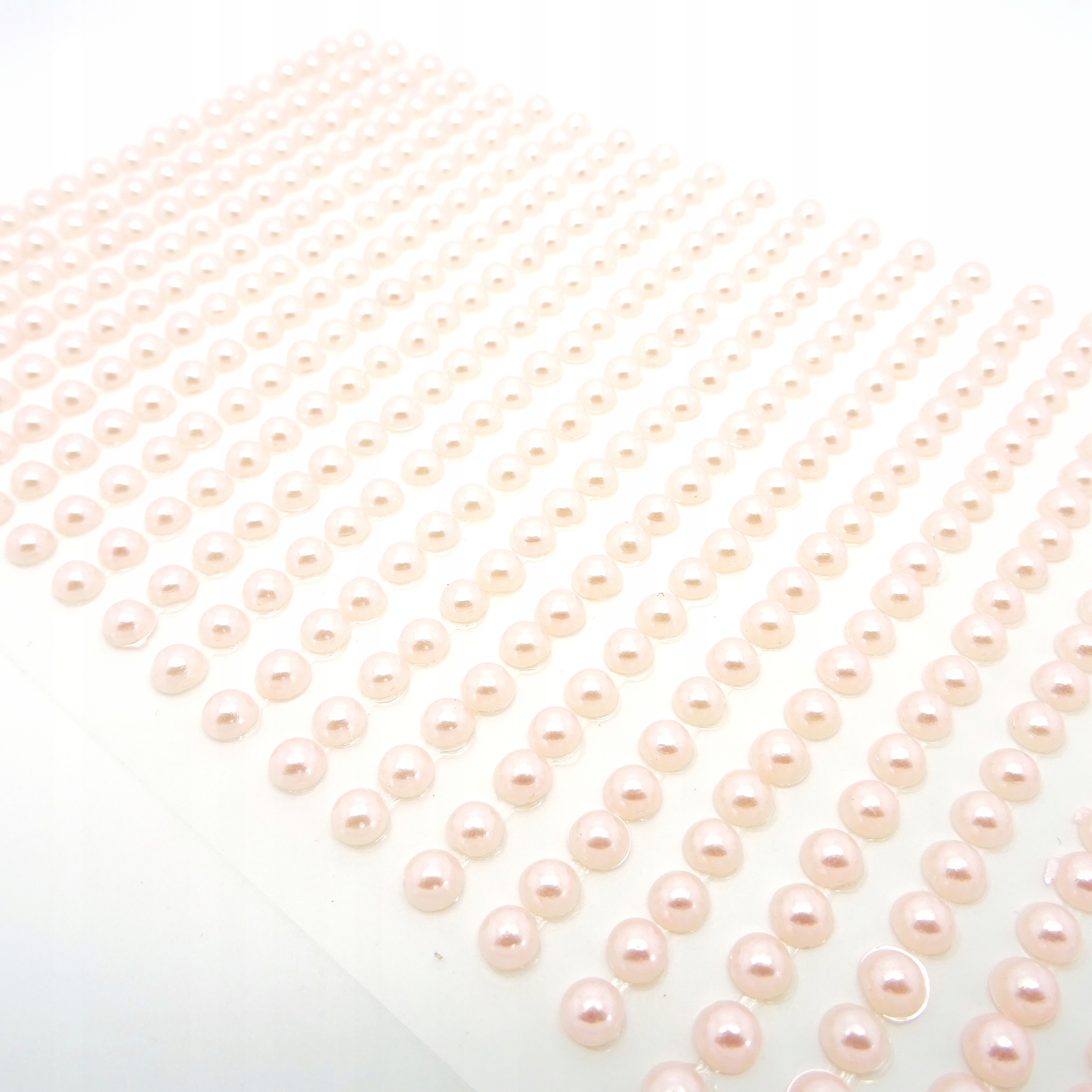 

Naklejki Perełki Perły Pasek 3D Jasny Róż 3mm