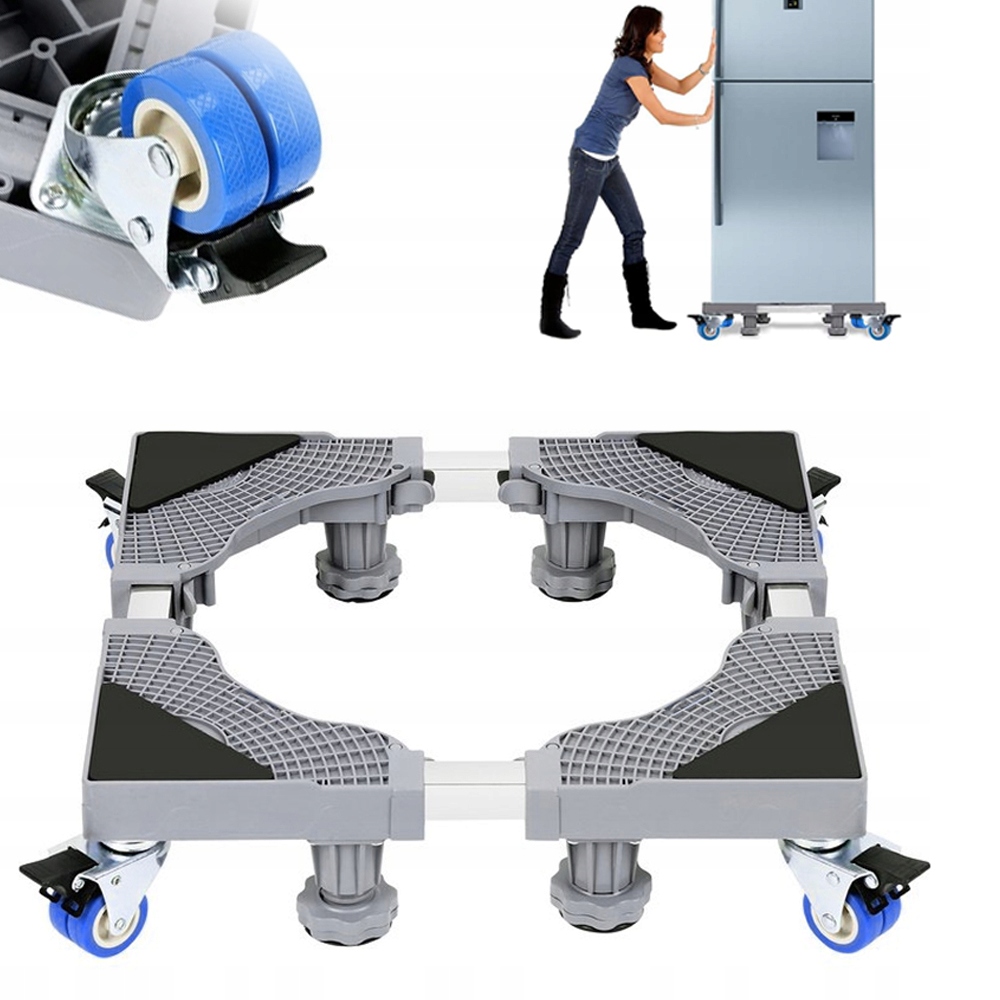 Wózek Pod Pralkę Lodówkę Klimatyzator Z Regulacją Wysokości