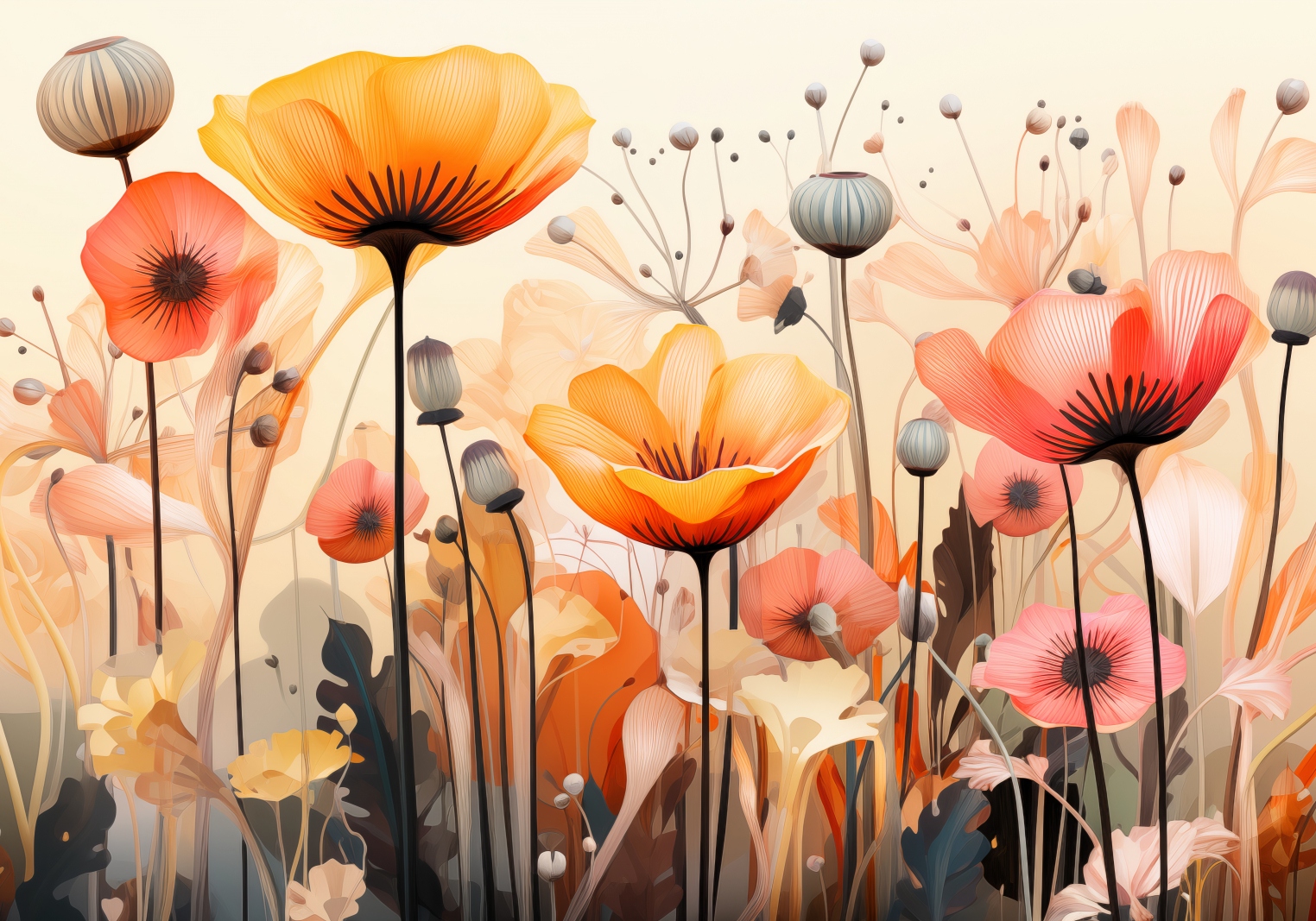 Plagát 100x70 cm Tanečné maky