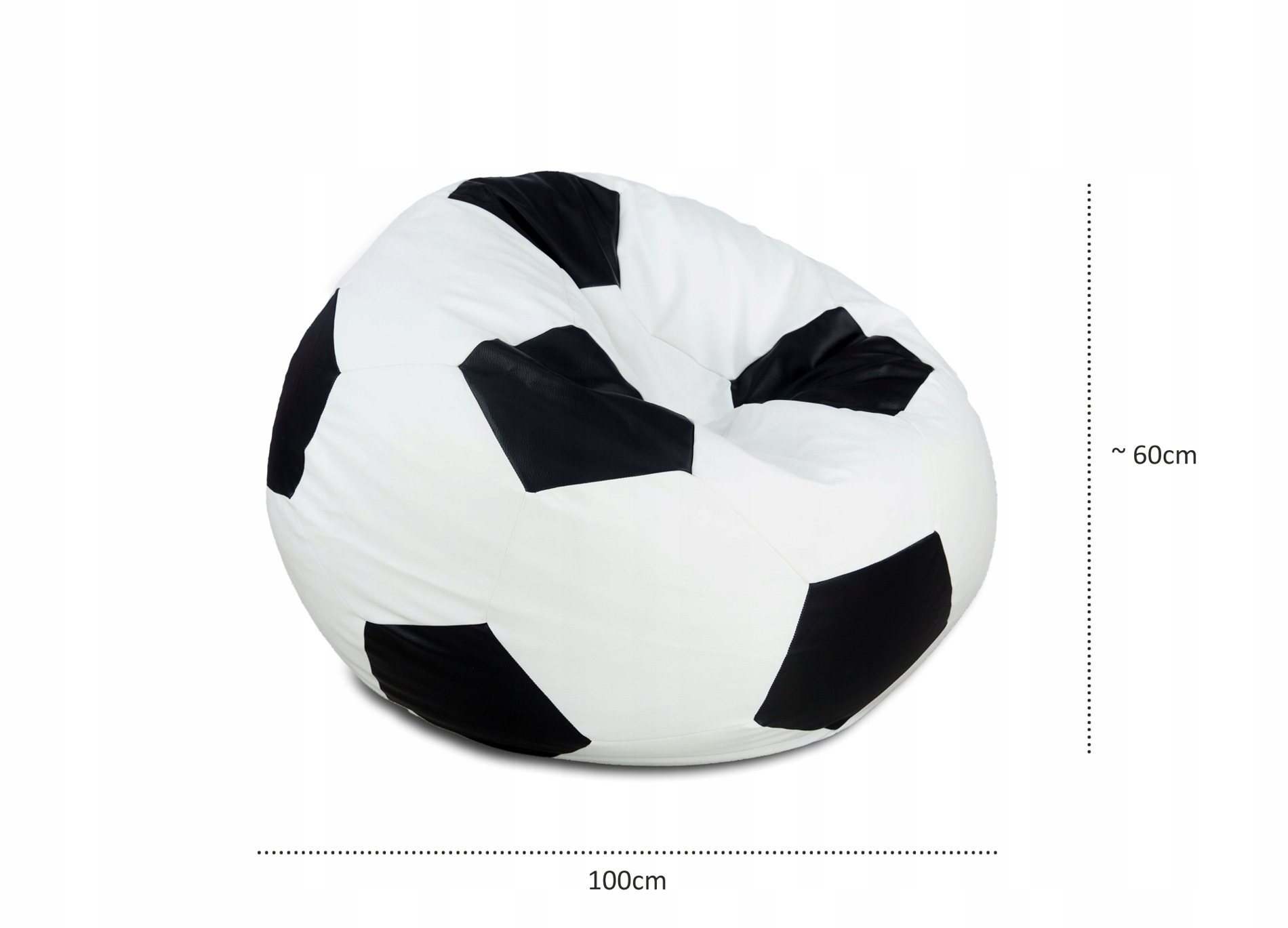 PIŁKA PUFA XXL FOTEL 100cm do siedzenia WOREK Kod producenta P450
