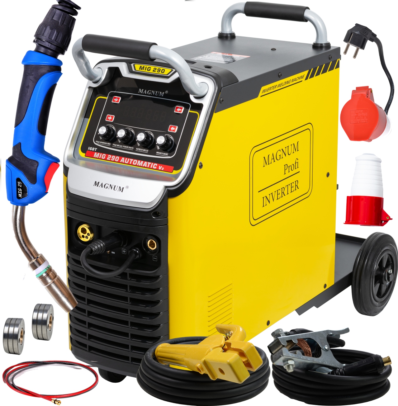 ЗВАРЮВАЛЬНИЙ АПАРАТ MIGOMAT MAGNUM MIG 290 AUTO 230V 400V