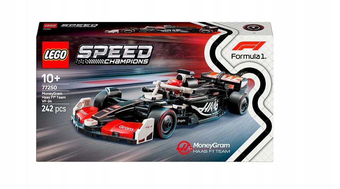Lego Speed Champions 77250 Formule F1 MoneyGram Haas