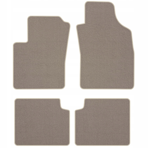 Fiat Panda II 2003-2012 Velurové koberce Standard Béžové, určené