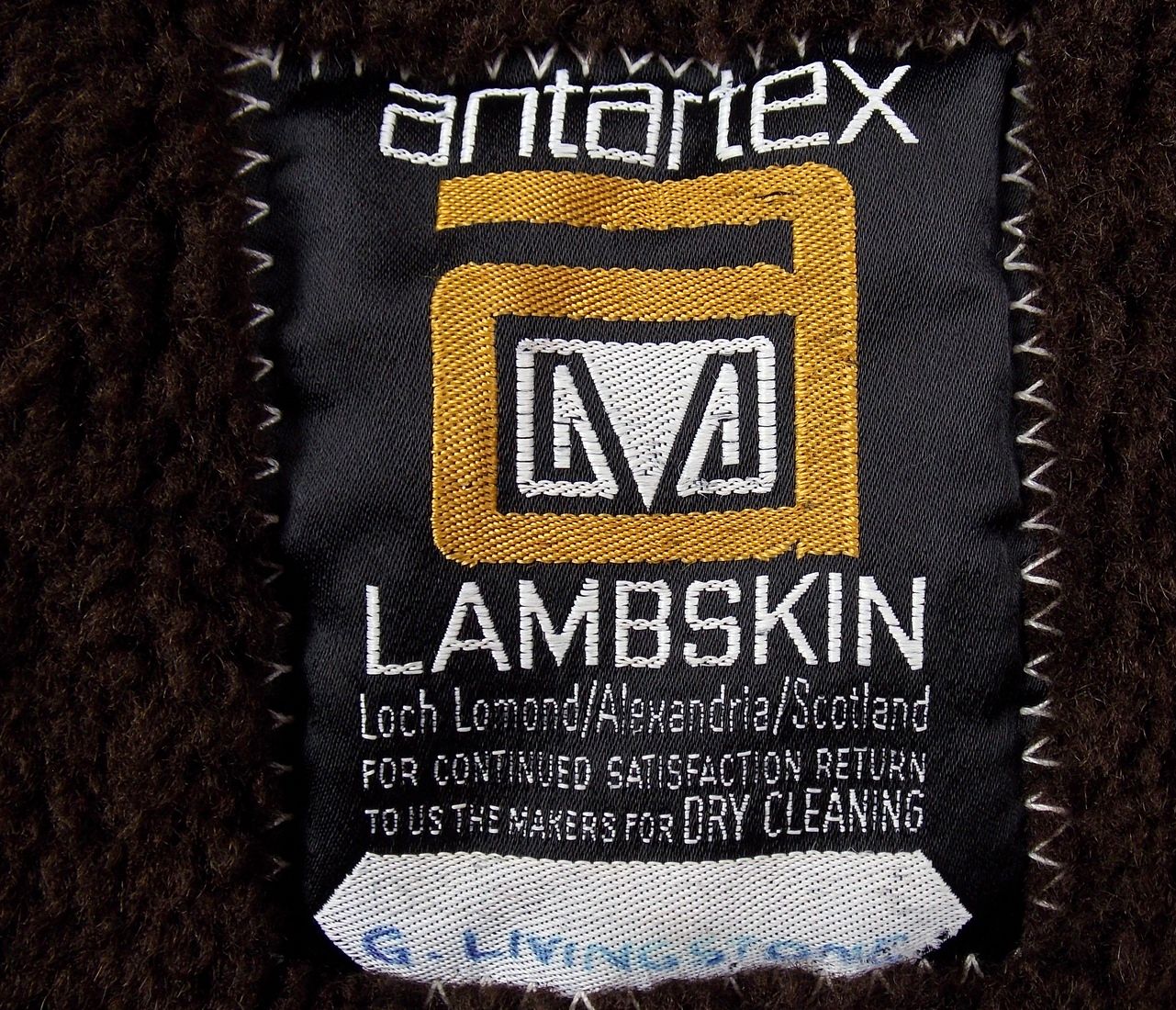 ANTARTEX kozuch skórzany damski M/L Długość do bioder