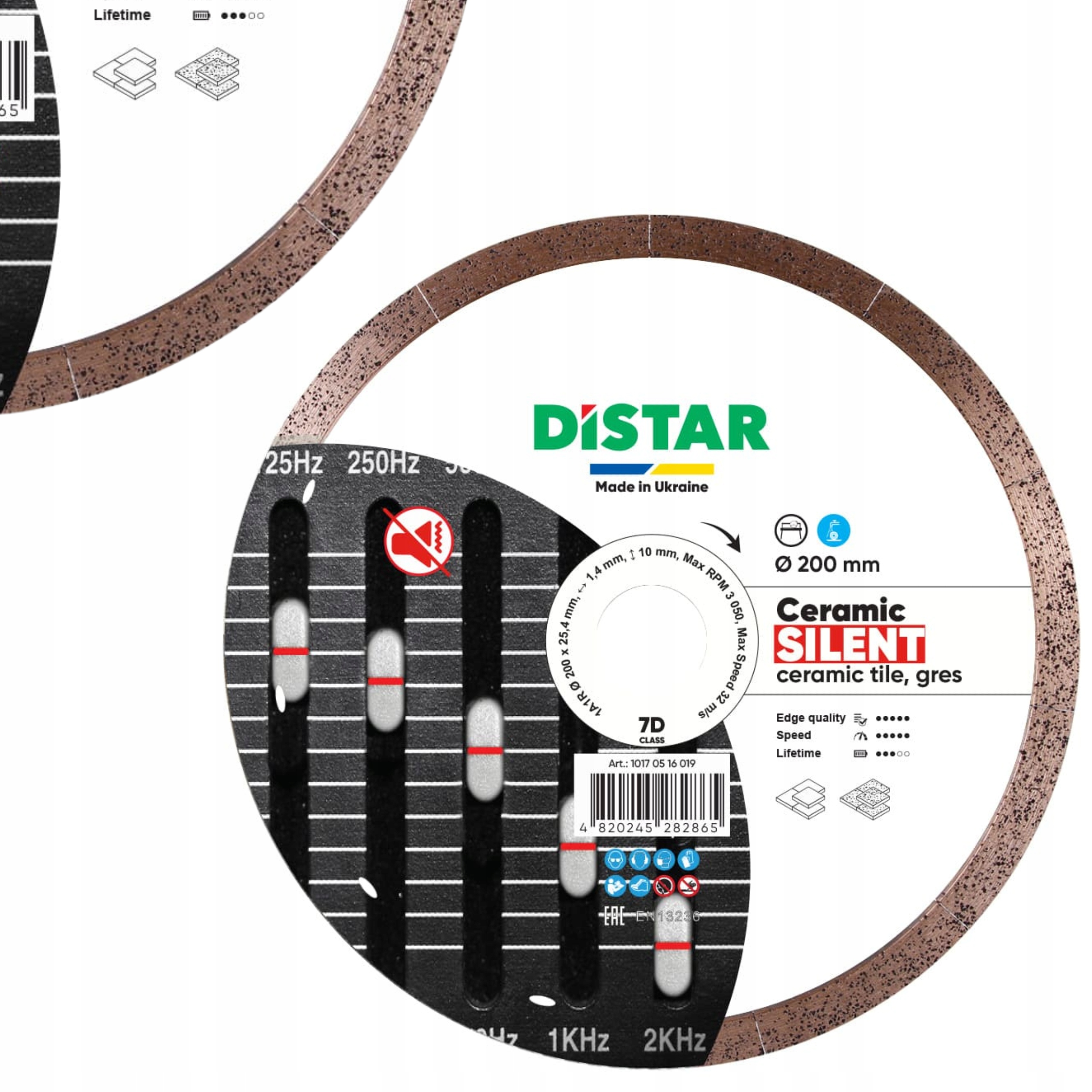 Distar Diamantový Kotouč Ceramic Silent 200 x 1,4 x 10 x 25,4