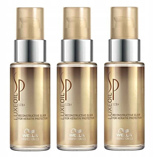 Wella Sp Luxe Oil Elixir Olejek Pielęgnacja 3X30ML