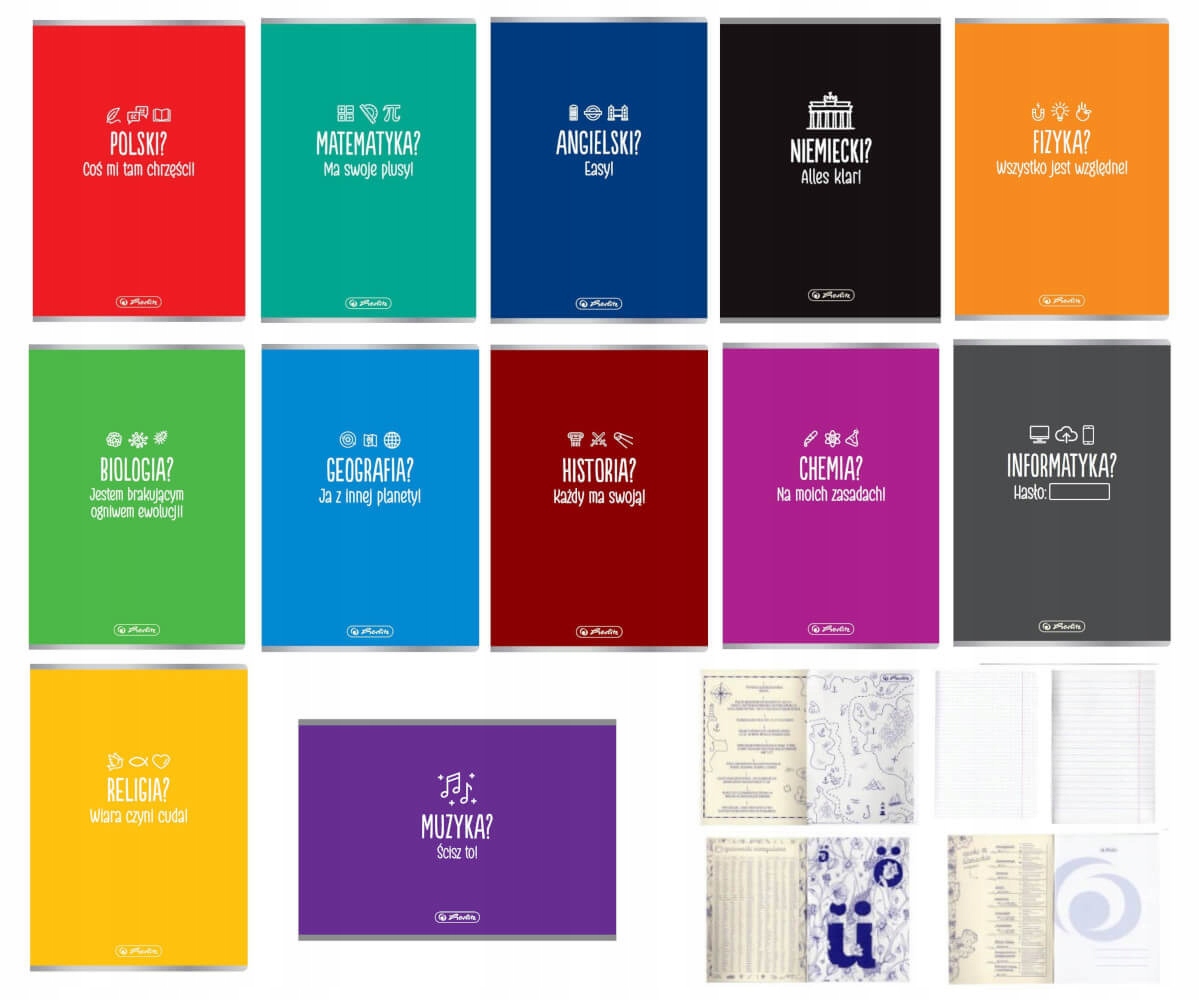 

Zestaw przedmiotowy 12 x A5 60k soft touch Herlitz