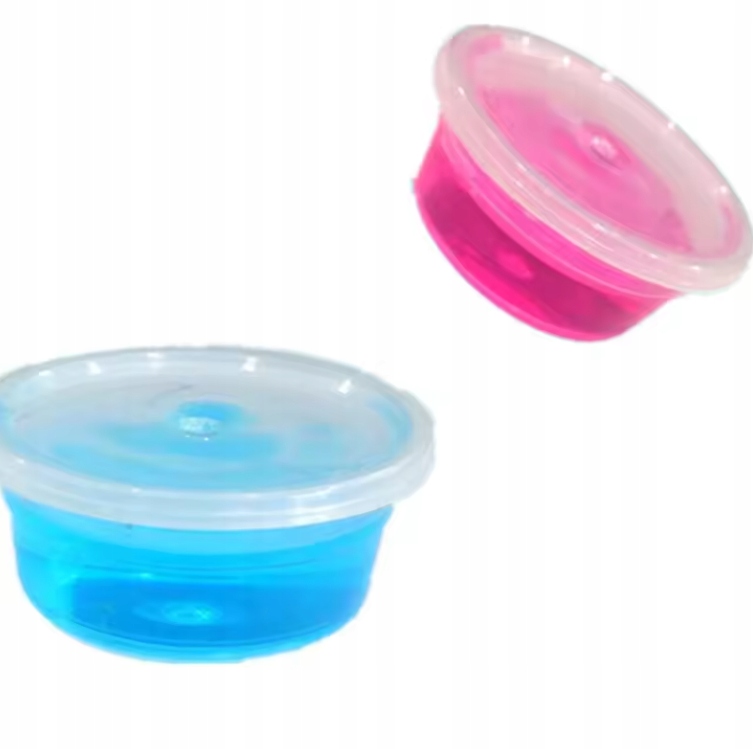 ZESTAW 6x SLIME W PUDEŁKU MASA PLASTYCZNA PLASTELINA GLUT KOLORY Wiek dziecka 3 lata +