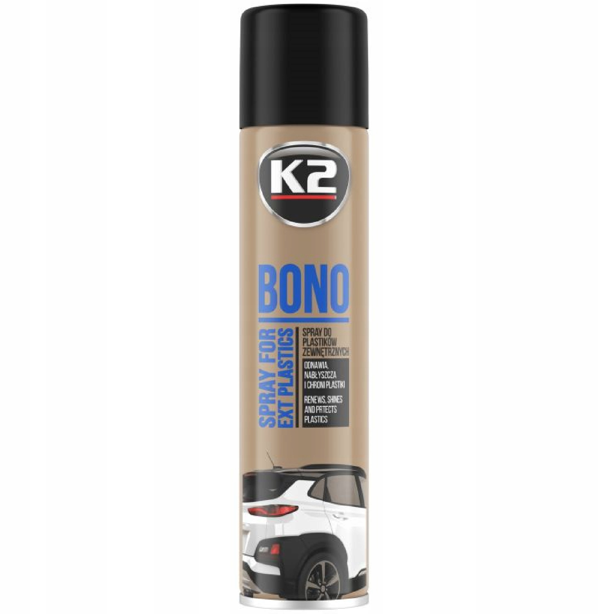 

K2 Bono Spray odnawia i nabłyszcza plastiki 300ml